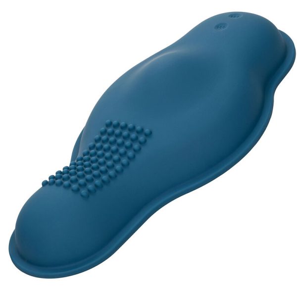 CALEXOTICS - RIDER MASSAGER DOUBLE MOTEUR TÉLÉCOMMANDE BLEU – Image 4