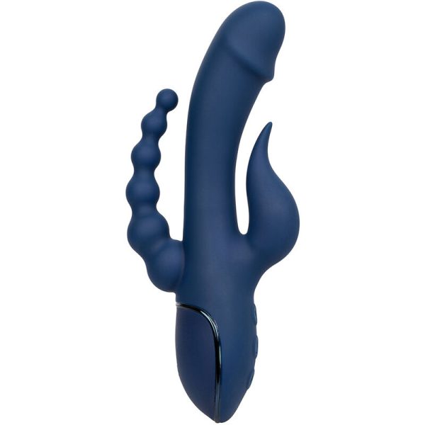 CALEXOTICS - VIBRATEUR TRIPLE ORGASME BLEU – Image 4