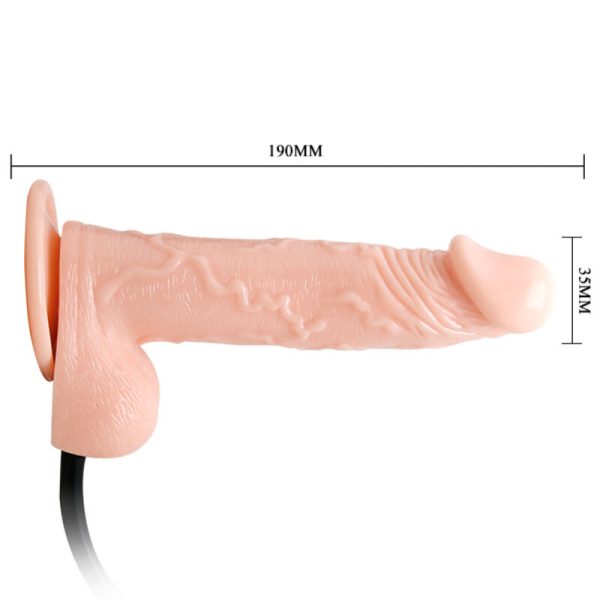 DANCE - GODE GONFLABLE RÉALISTE AVEC VENTOUSE 15 CM – Image 3