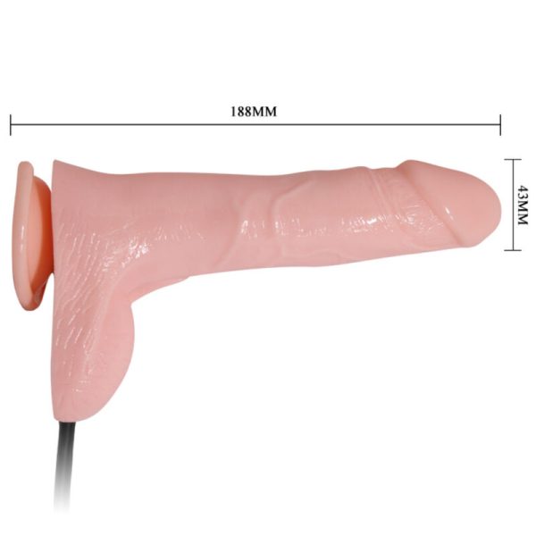 BAILE - GODE RÉALISTE GONFLABLE AVEC VENTOUSE 15 CM – Image 3