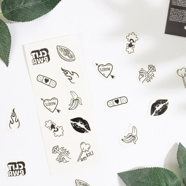 SECRET PLAY - ENSEMBLE DE 10 TATOUAGES TEMPORAIRES CANDY COLLECTION – Image 2