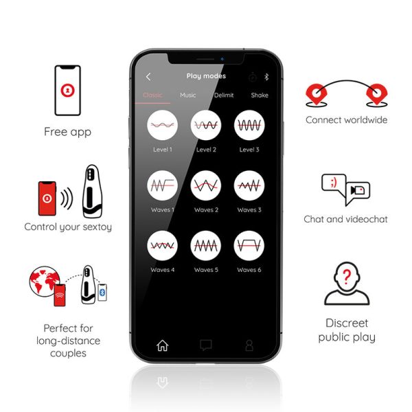 ONINDER - MASTURBATEUR RECHARGEABLE POUR HOMME SEOUL 10 VITESSES - APPLICATION GRATUITE – Image 5