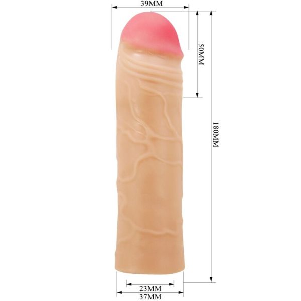 PRETTY LOVE - EXTENSEUR DE PÉNIS CHANE COUVERTURE CHAIR – Image 4