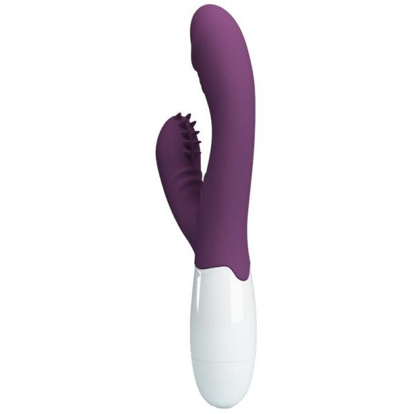 PRETTY LOVE - BUTTERFLY KISS VIBRATEUR RABBIT ET STIMULATEUR DE POINT G VIOLET – Image 3