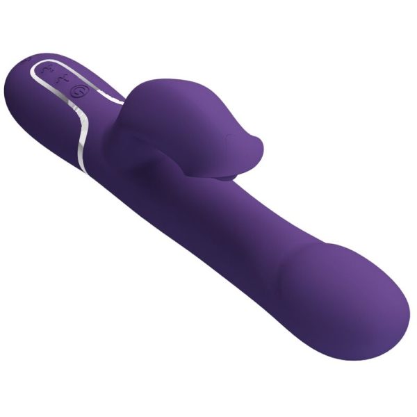 PRETTY LOVE - ZALIN PERLES VIBRATEUR LAPIN 4 EN 1 VIOLET – Image 5