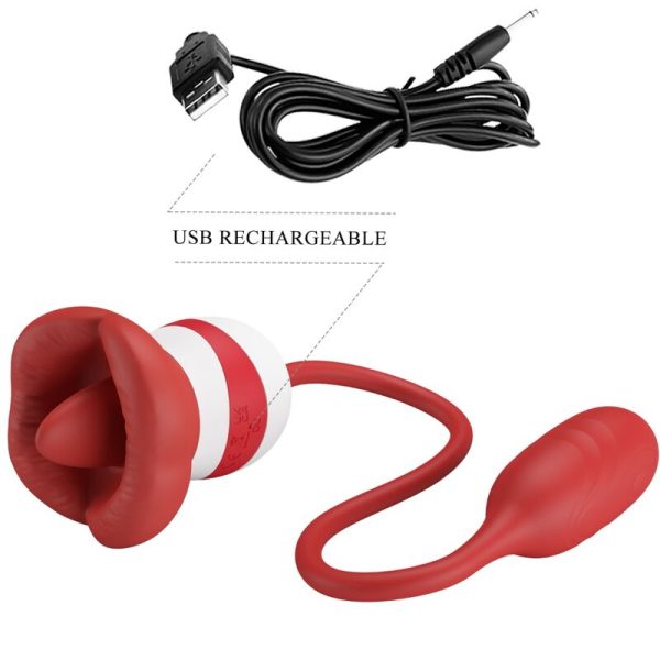 PRETTY LOVE - MASTURBATEUR  BOUCHE ROUGE ALIYAH – Image 4