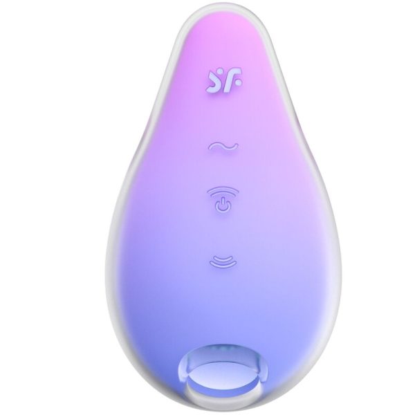 SATISFYER - MERMAID VIBES STIMULATEUR  VIBRATEUR VIOLET ET ROSE – Image 2
