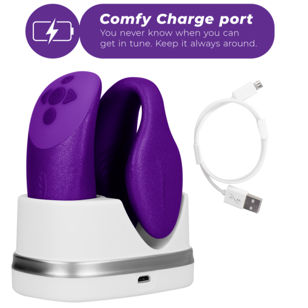 WE-VIBE - VIBRATEUR CHORUS POUR COUPLES AVEC CONTRÔLE DE SQUEEZE LILAS – Image 5
