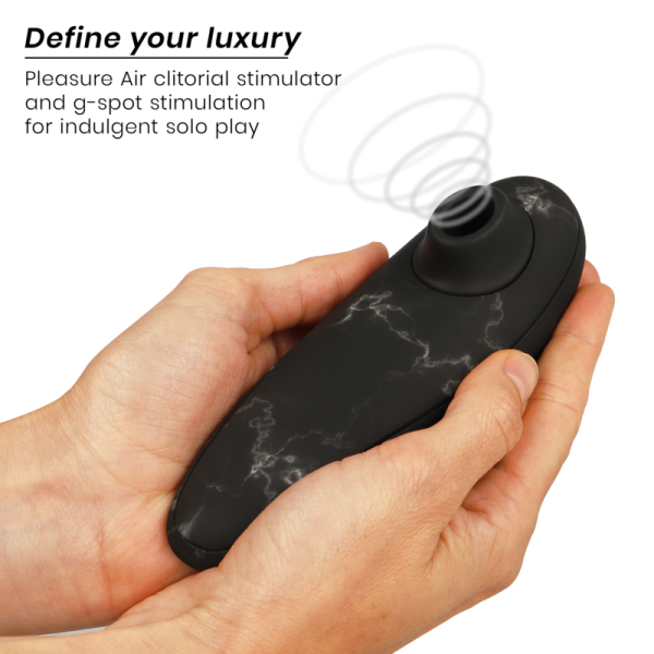 WOMANIZER - MARILYN MONROE CLASSIC 2 STIMULATEUR CLITORAL MARBRE NOIR – Image 3