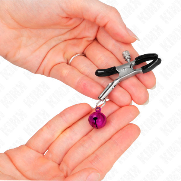 KINK - PINCE À METON SIMPLE CLOCHE VIOLET 6 CM – Image 3