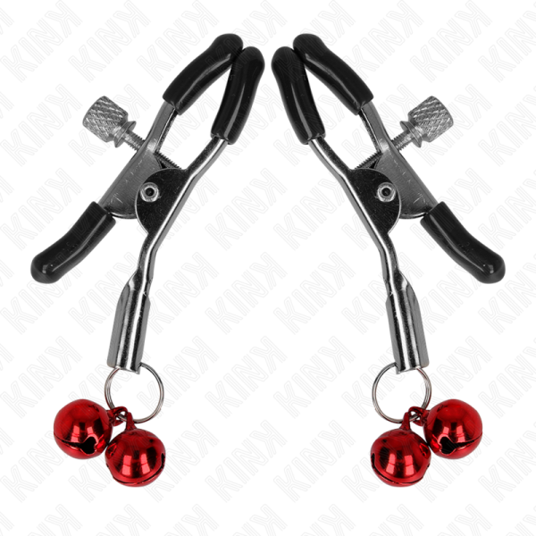 KINK - PINCE À METON DOUBLE CLOCHE ROUGE 6 CM – Image 2