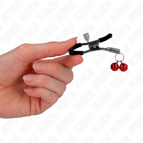 KINK - PINCE À METON DOUBLE CLOCHE ROUGE 6 CM – Image 3