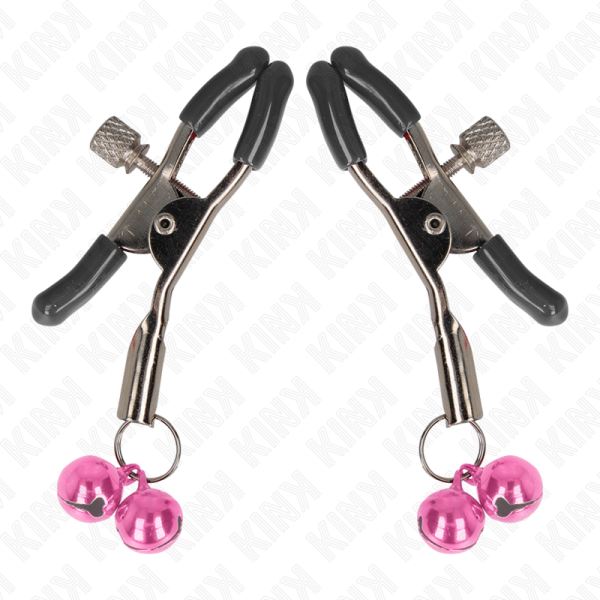 KINK - PINCE À METON DOUBLE CLOCHE ROSE 6 CM – Image 2