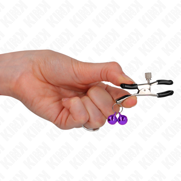 KINK - PINCE À METON DOUBLE CLOCHE VIOLET 6 CM – Image 4