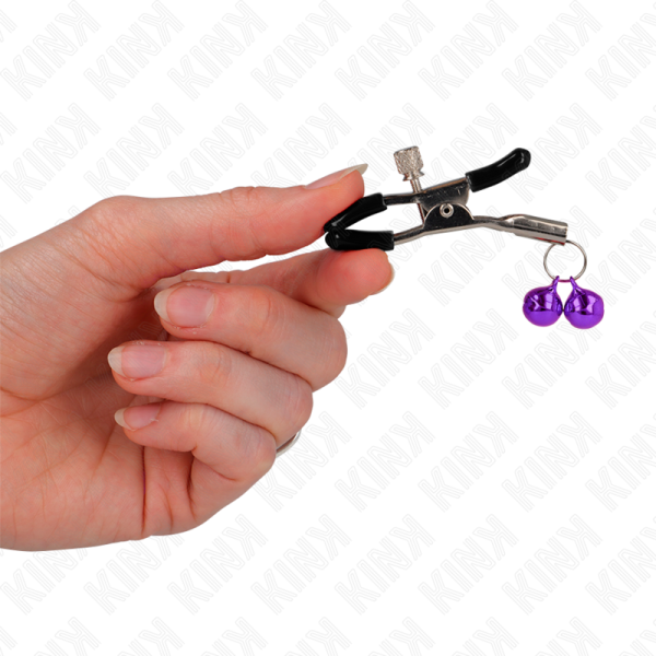 KINK - PINCE À METON DOUBLE CLOCHE VIOLET 6 CM – Image 3