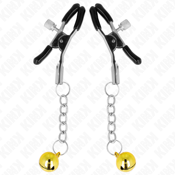 KINK - PINCES À METON PENDENTIF JINGLE BELL OR 6 CM – Image 2