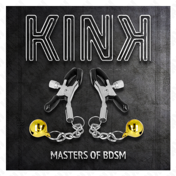 KINK - PINCES À METON PENDENTIF JINGLE BELL OR 6 CM – Image 5