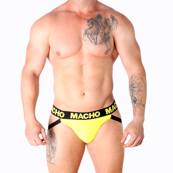 MACHO - MX25A JOCK AMARILLO LYCRA S – Image 5