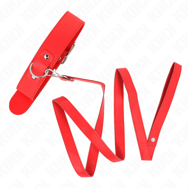 KINK - COLLIER AVEC CEINTURE 116 CM BRACELET ROJO AJUSTABLE 32-50 CM X 8 CM – Image 2