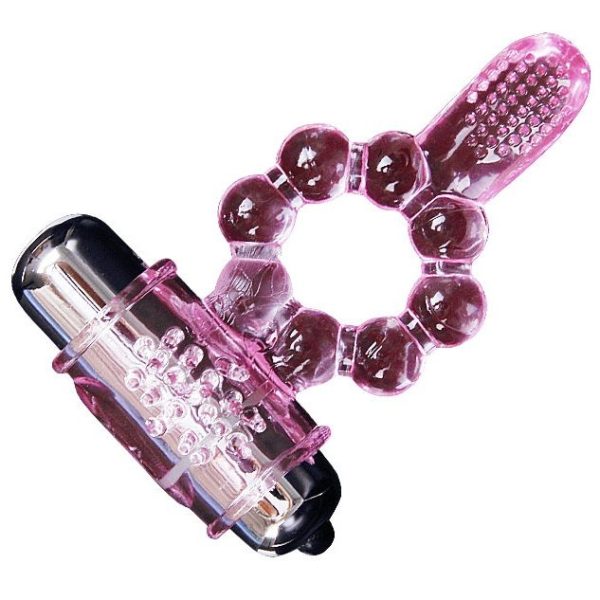 BAILE - ANNEAU SILICONE 10 RYTHMES DE LANGUE AVEC VIBRATION ROSE – Image 5