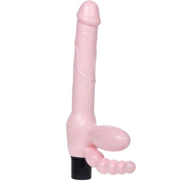BAILE - HARNAIS SANS CORDE TPR AVEC VIBRATION ET STIMULATION ANAL 25.4 CM – Image 3