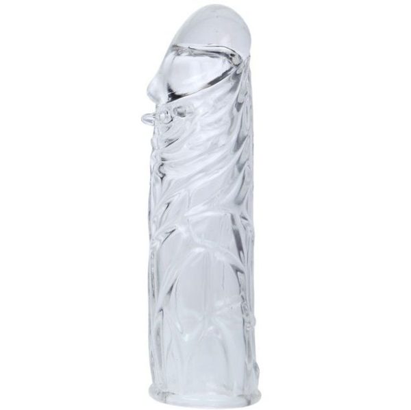 BAILE - COUVERCLE DE PÉNIS EN SILICONE TRANSPARENT 13 CM – Image 2