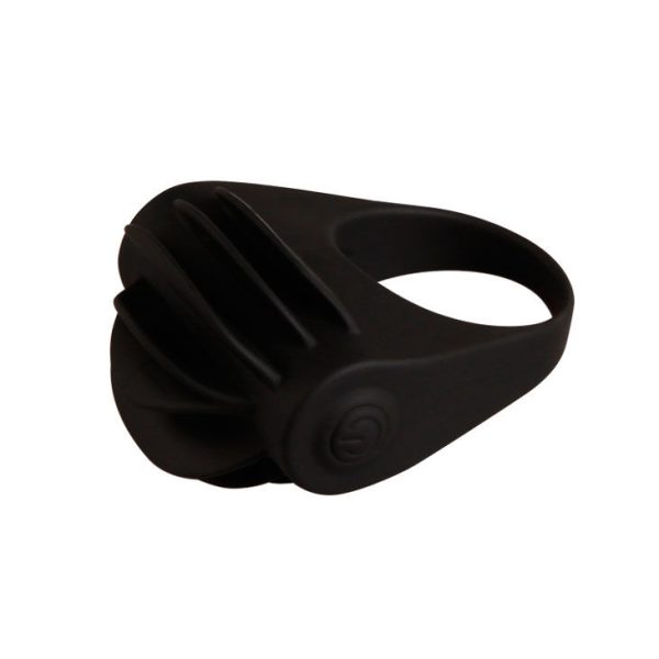 PRETTY LOVE - ANNEAU VIBRATEUR NOIR CHESTER – Image 3