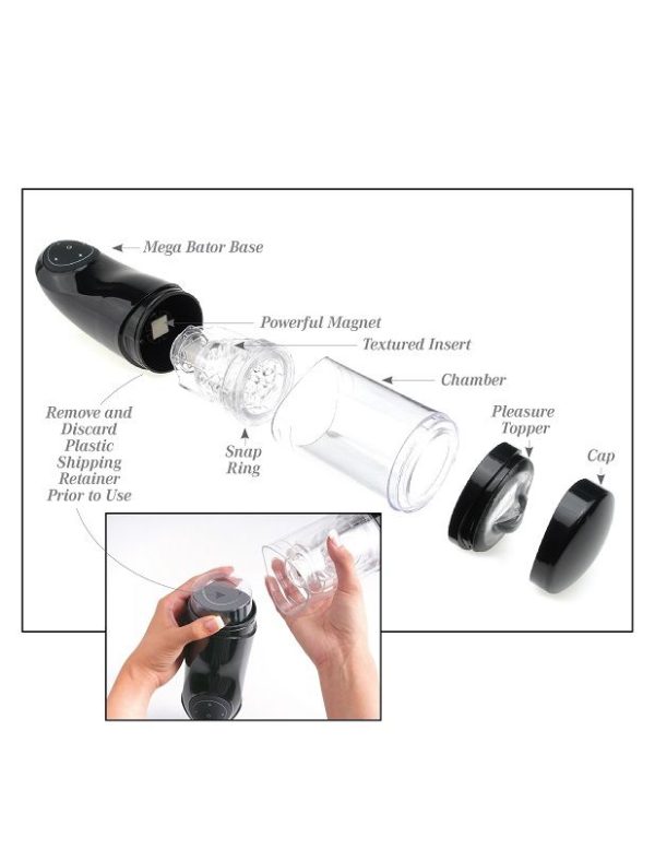 EXTREME TOYZ - PDX MEGA BATOR USB MASTURBATEUR MLE VAGIN BLANC – Image 5