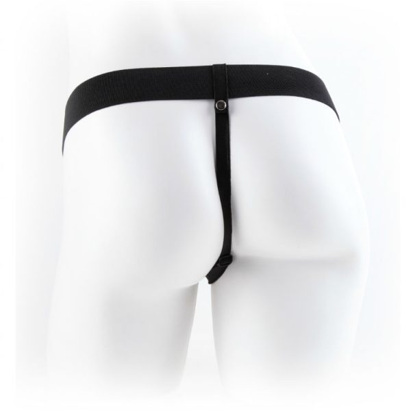 FETISH FANTASY SERIES - 7 STRAP-ON CREUX AVEC BILLES 17,8CM CHAIR – Image 3