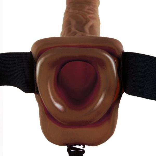 FETISH FANTASY SERIES - SANGLE CREUSE 9 AVEC BOULES 22.9CM MARRON – Image 5