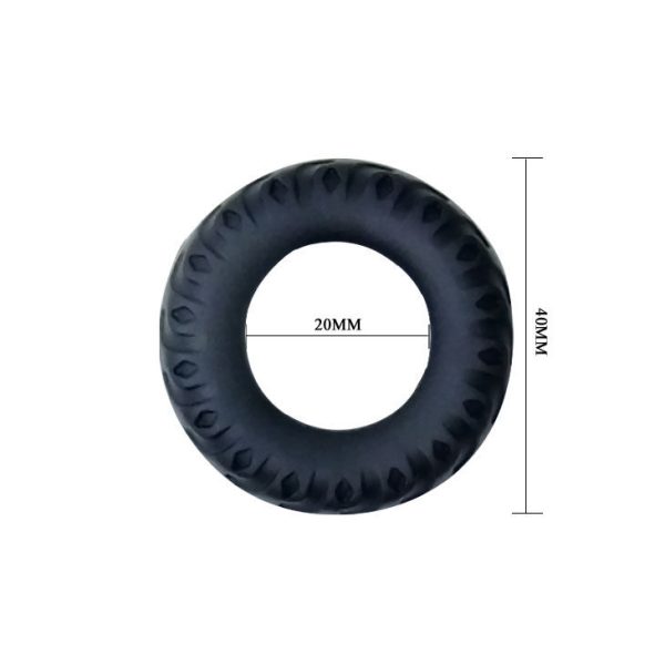 BAILE - COCKRING TITAN NOIR VERT 2 CM – Image 4