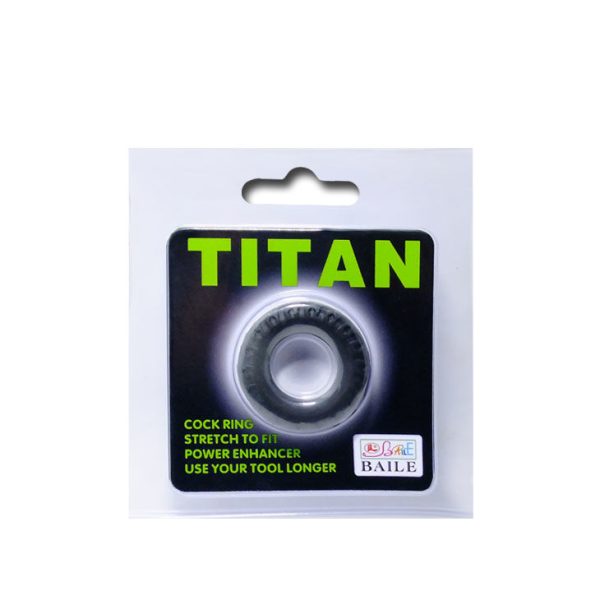 BAILE - COCKRING TITAN NOIR VERT 2 CM – Image 5