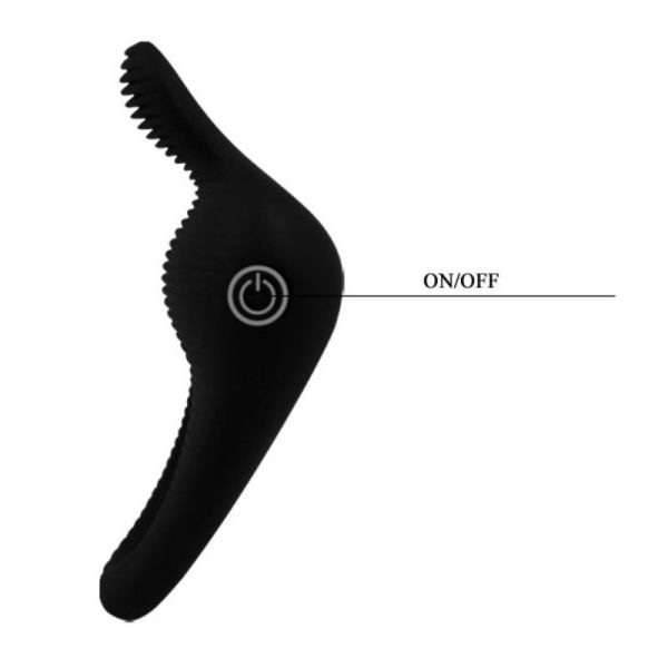 PRETTY LOVE - THIMBLE ANNEAU VIBRATEUR NOIR – Image 5