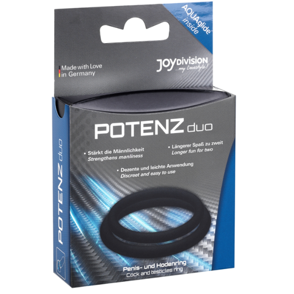 JOYDIVISION POTENZDUO - BAGUES NOIR - M – Image 2