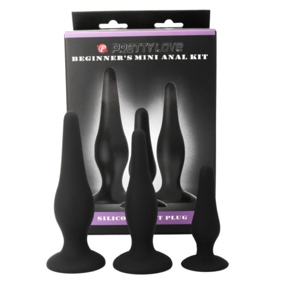 PRETTY LOVE - KIT DINITIATION EN SILICONE POUR PLUGS ANAL – Image 2