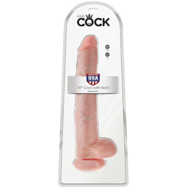 KING COCK - GODE AVEC COUILLES 35.6 CM - CHAIR – Image 2