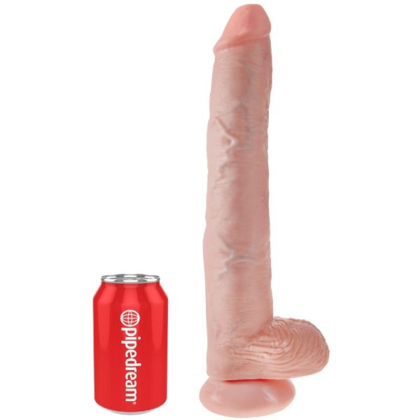 KING COCK - GODE AVEC COUILLES 35.6 CM - CHAIR – Image 3