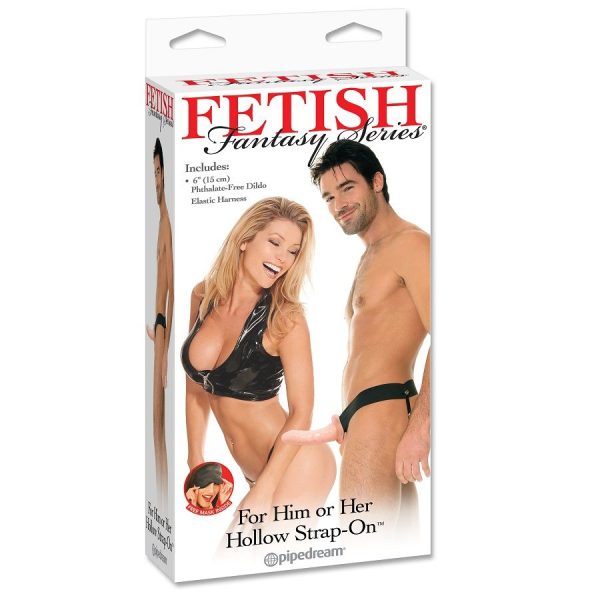 FETISH FANTASY SERIES - HARNAIS CREUX RÉGLABLE CHAIR STRAP ON 15 CM – Image 4