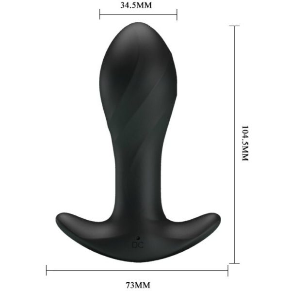 PRETTY LOVE - VIBRATEUR ANAL NOIR – Image 3