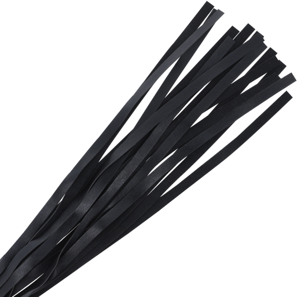 DARKNESS - FOUET DE BONDAGE NOIR 45 CM – Image 3