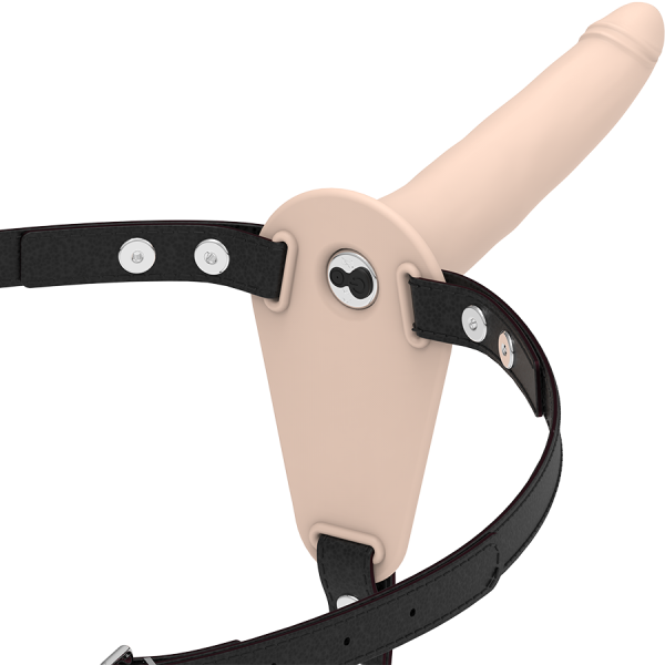 FETISH SUBMISSIVE HARNESS - VIBRATEUR SILICONE FLESH 15 CM – Image 4
