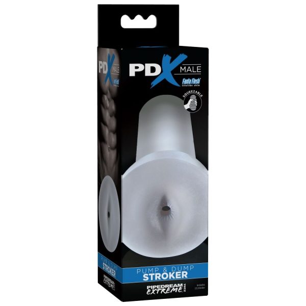 PDX MALE - POUSSOIR POMPE ET DUMP - TRANSPARENT – Image 2