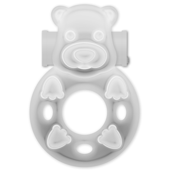 CASUAL LOVE - 26 ANNEAU DE VIBRATEUR TRANSPARENT BUNNY – Image 2