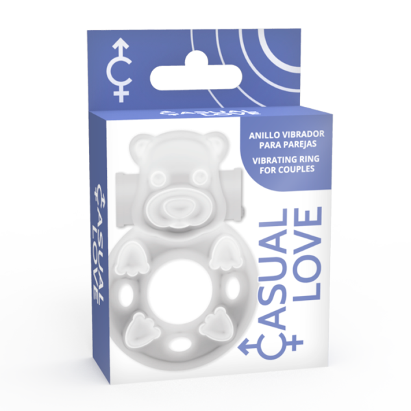 CASUAL LOVE - 26 ANNEAU DE VIBRATEUR TRANSPARENT BUNNY – Image 4