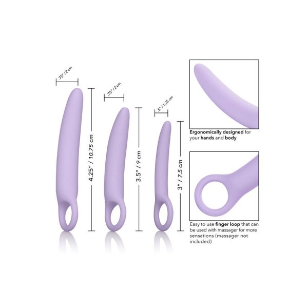CALEXOTICS - DR LAURA BERMAN ALENA ENSEMBLE DE 3 DILATEURS EN SILICONE – Image 3