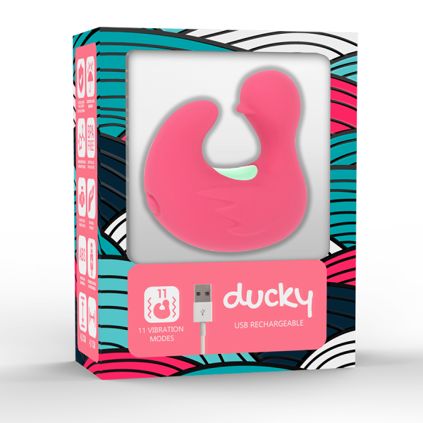 HAPPY LOKY - DUCKYMANIA DOIGT STIMULATEUR EN SILICONE RECHARGEABLE – Image 4