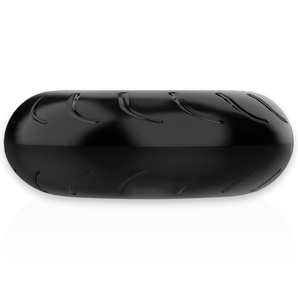 POWERING - ANNEAU PÉNIS SUPER FLEXIBLE ET RÉSISTANT 5CM PR08 NOIR – Image 5