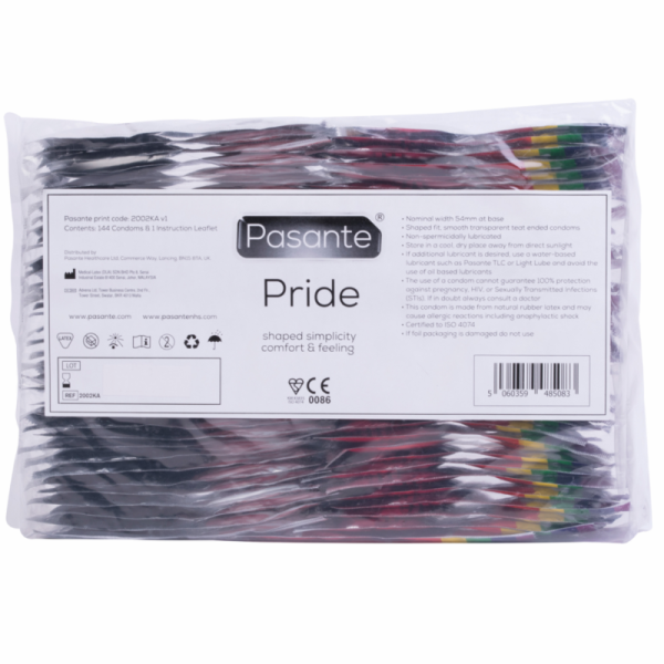 PASANTE - PRÉSERVATIFS FORMAT GAY PRIDE 144 PACK – Image 2