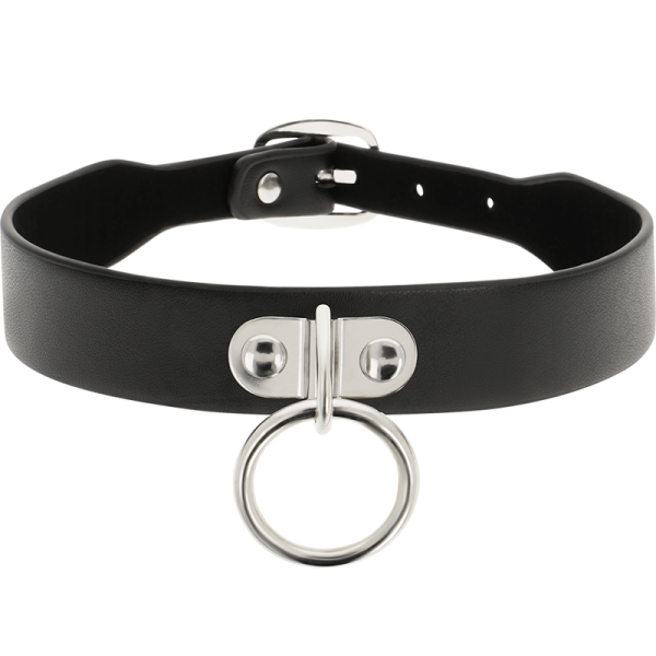 COQUETTE CHIC DESIRE - COLLIER EN CUIR VEGAN FEMME ACCESSOIRE FÉTICHE – Image 3