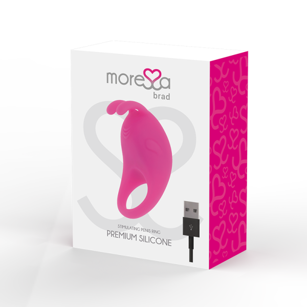 MORESSA - BRAD PREMIUM SILICONE RECHARGEABLE ROSE – Image 3
